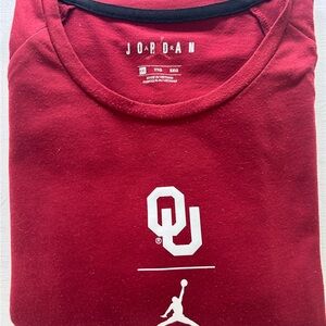 Jordan Men's Maroon Long Sleeve Tee XXLT